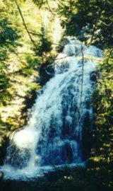 First waterfall near Pinkham
